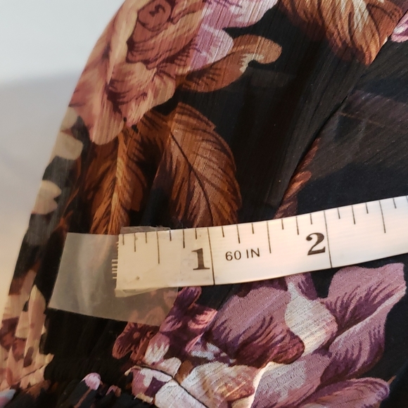 OPT aka ONE PRETTY TIME floral womens blouse size M - Picture 8 of 12